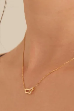 Ania Haie Glam Rock Gold Interlock Necklace