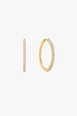 Ania Haie Glam Rock Gold Large Hoop Earrings
