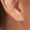 Ania Haie Glam Rock Silver Bar Stud EOL Earrings