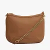 Elms+King Glendale Taupe Crossbody Bag with Chain