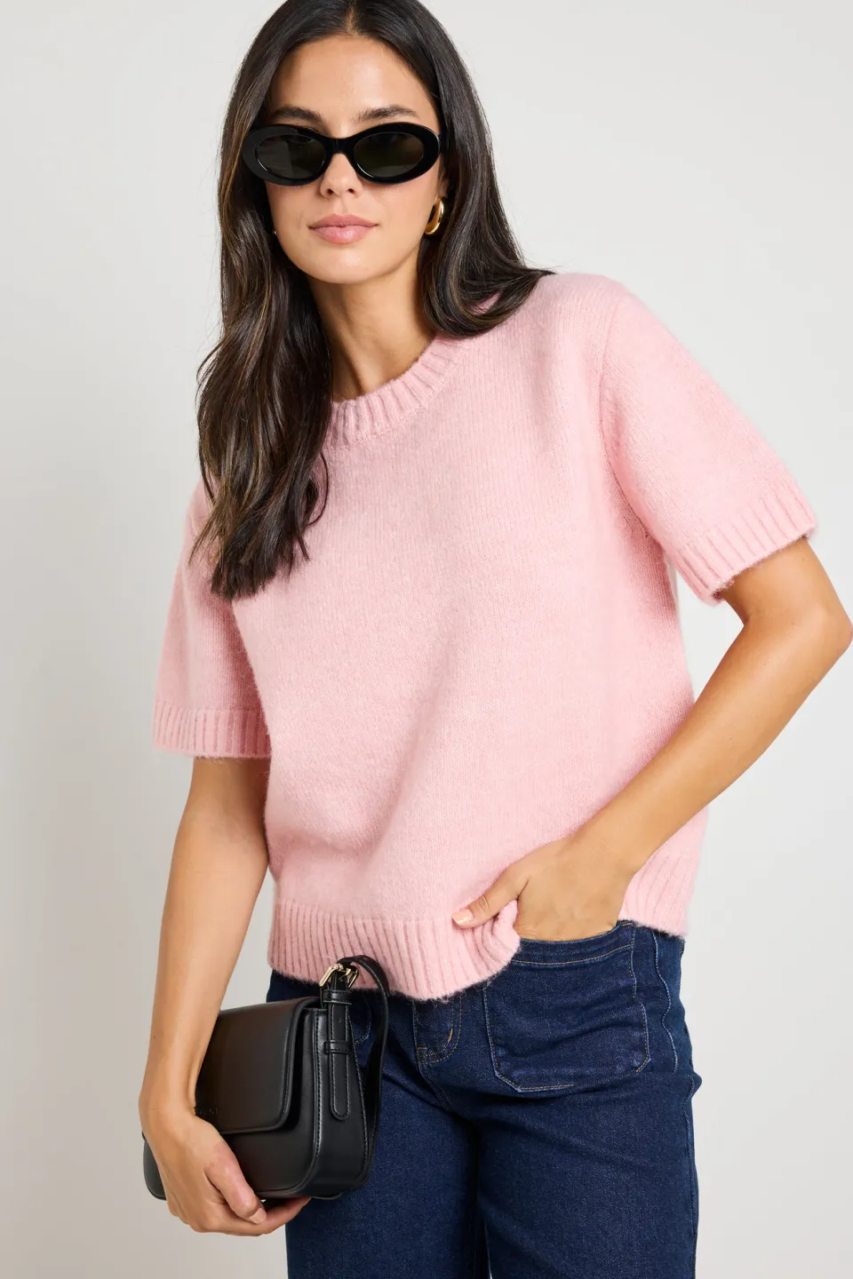 Stories be Told Goddess Blush Soft Knit Tee