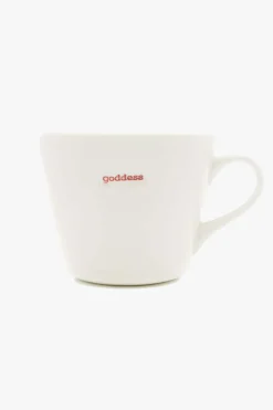 Keith Brymer Jones Goddess White Bucket 350ml Mug