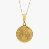 Lindi Kingi Gold Saints Circle Necklace