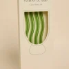Willow u0026 Mae Green Curvy Reuseable Pk 4 Glass Drinking Straws