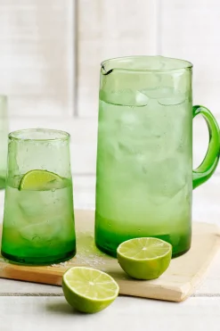 Beldi Green Glass Jug 1 Litre