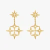 Lindi Kingi Hanging Constellation Gold Earrings