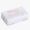 Huxter Happy Birthday White with Gold Script Basil Lime + Mandarin Soap