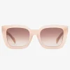 Sito Harlow Cream Rosewood Gradient Lens Sunglasses