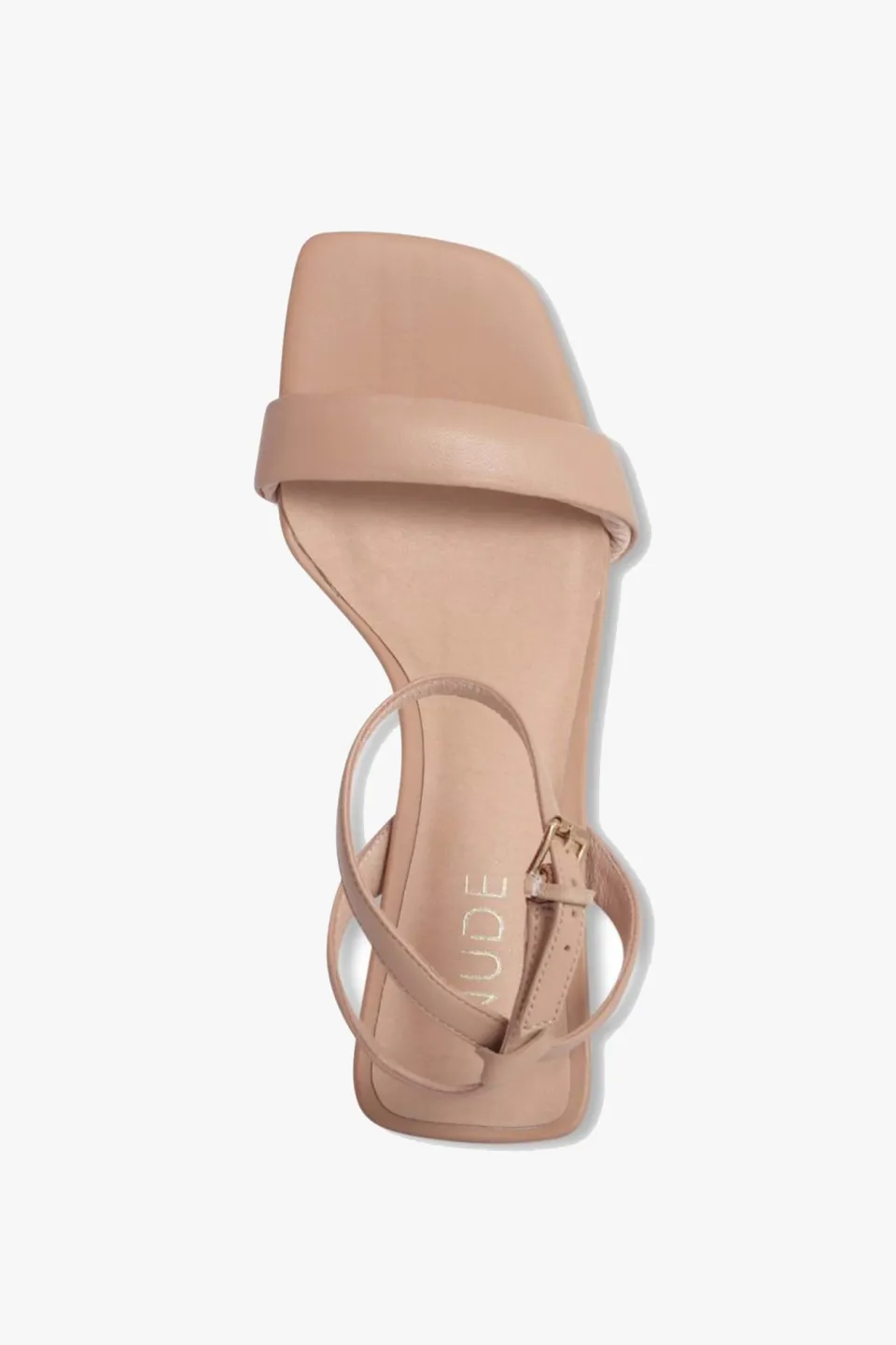Nude Harlyn Leather Low Heel