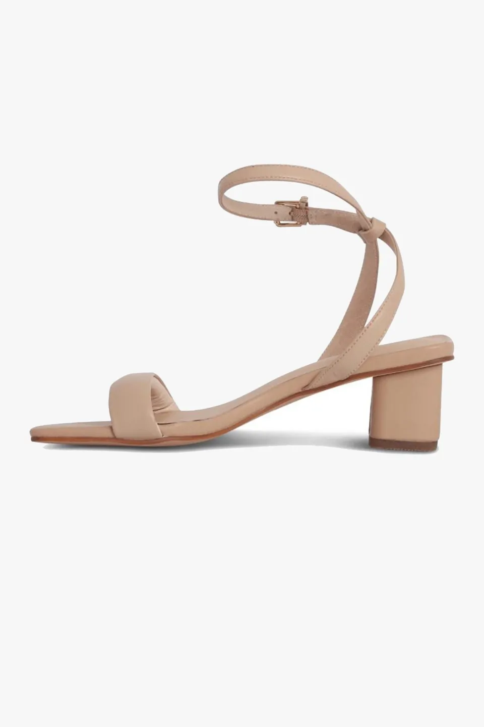 Nude Harlyn Leather Low Heel