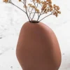 NED Collections Harmie Pebble Natural Speckle Vase Small 10x9cm