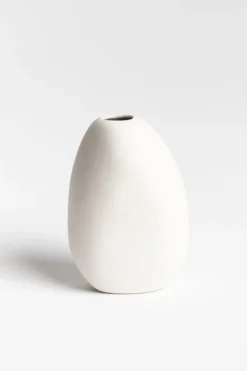NED Collections Harmie Pipi Small White Vase 10x9cm