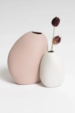 NED Collections Harmie Pipi Small White Vase 10x9cm