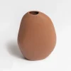 NED Collections Harmie Small Scarlett Brick Vase 12x8cm