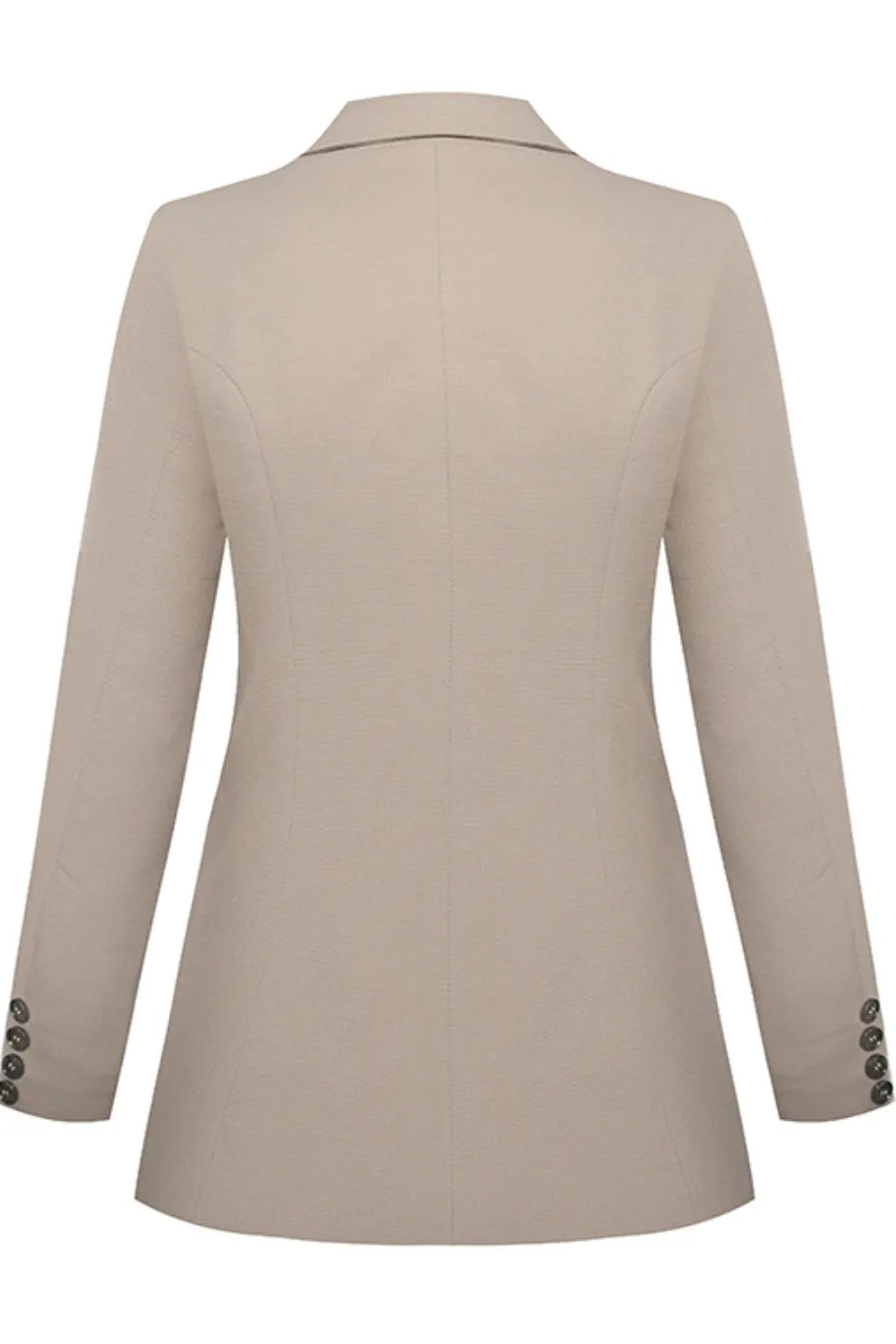 Ivy + Jack Harper Stone Textured Double Breasted Blazer