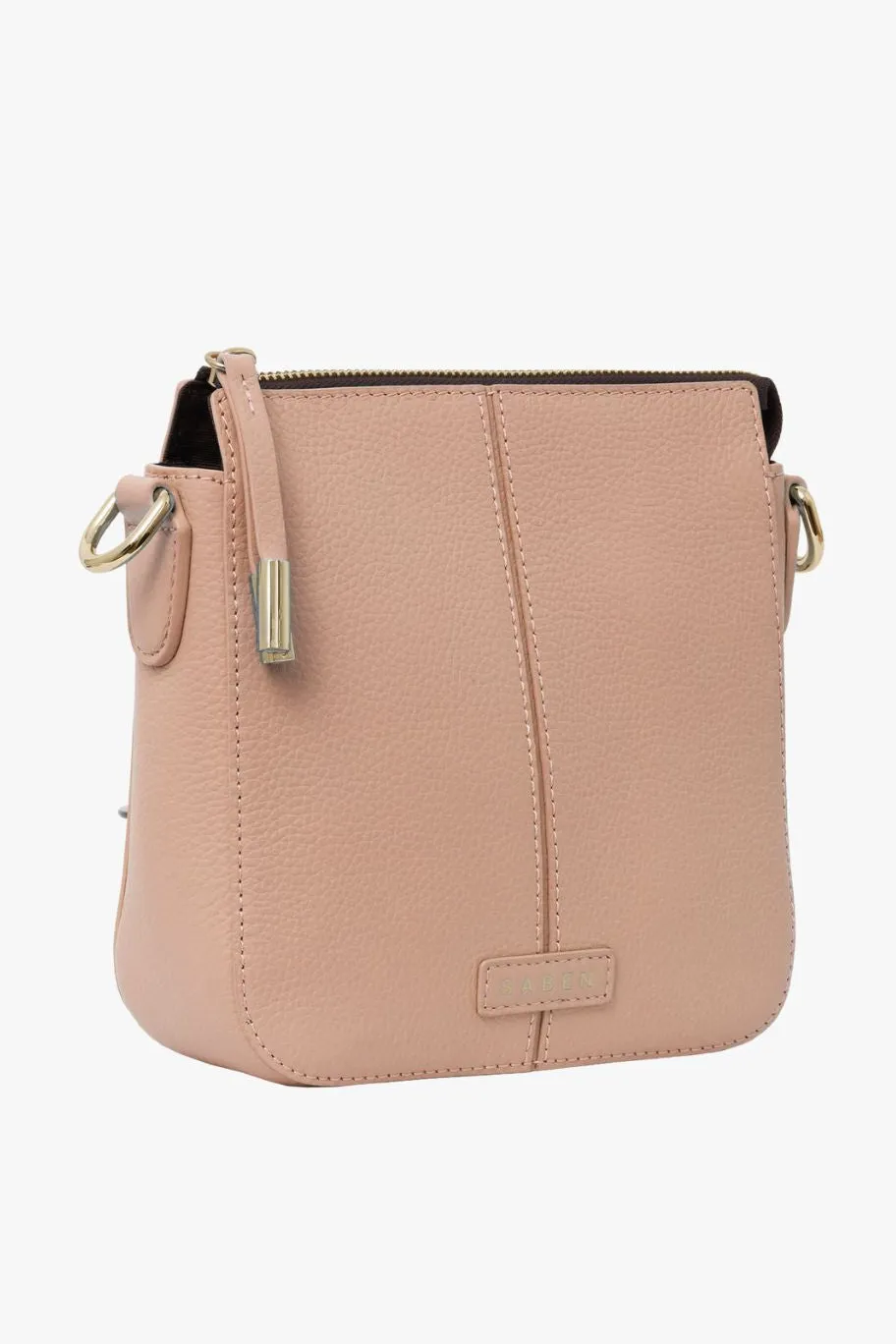 Saben Harrie Taupe Crossbody Bag