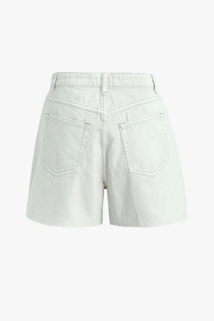 Among the Brave Haze Ecru Denim Short