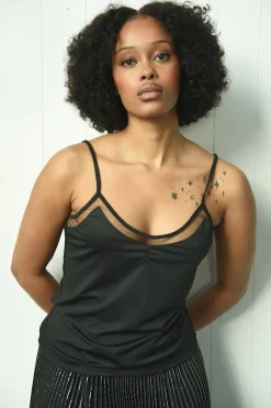 Coop Heart & Camisole Black Cami