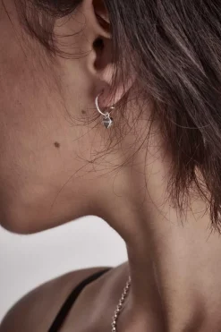 Stolen Girlfriends Club Heart Anchor Sleeper Earrings