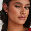 Georgia Mae Heart Locket Sleeper EOL Silver Earrings