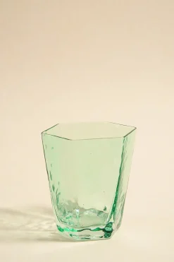 Willow u0026 Mae Hexangular Green Dimpled Tumbler