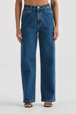 Riders by Lee Hi Wide Afterglow Blue Denim Jean