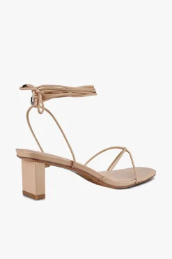 Sol Sana Honey Neutral Ankle Strap Mid Heel
