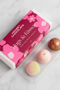 House of Chocolate Hugs + Kisses Three Piece Bonbon Selection