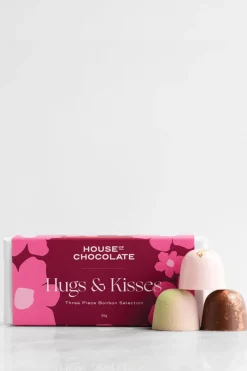 House of Chocolate Hugs + Kisses Three Piece Bonbon Selection
