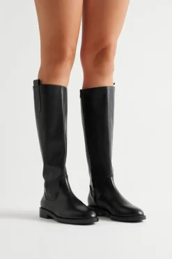 Sol Sana Huntley Black Low Heel Tall Boot