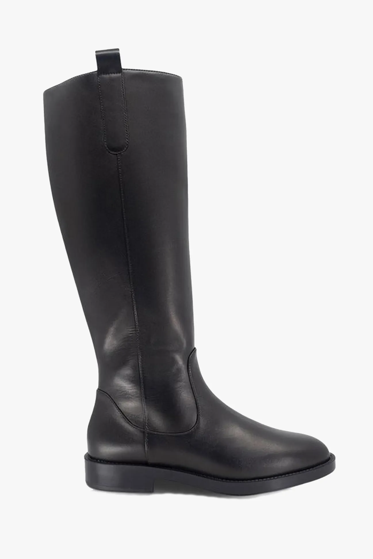 Sol Sana Huntley Black Low Heel Tall Boot