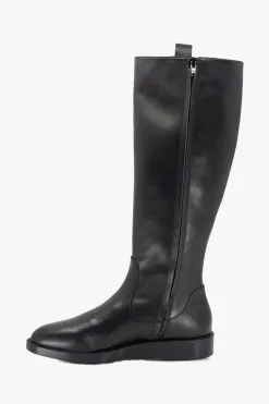 Sol Sana Huntley Black Low Heel Tall Boot