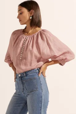 Zoe Kratzmann Imbue Petal Front Button Relaxed Top