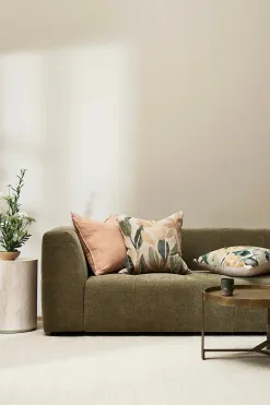 Baya Imelda Multi Natural Foilage Feather Inner 55x55cm Cushion