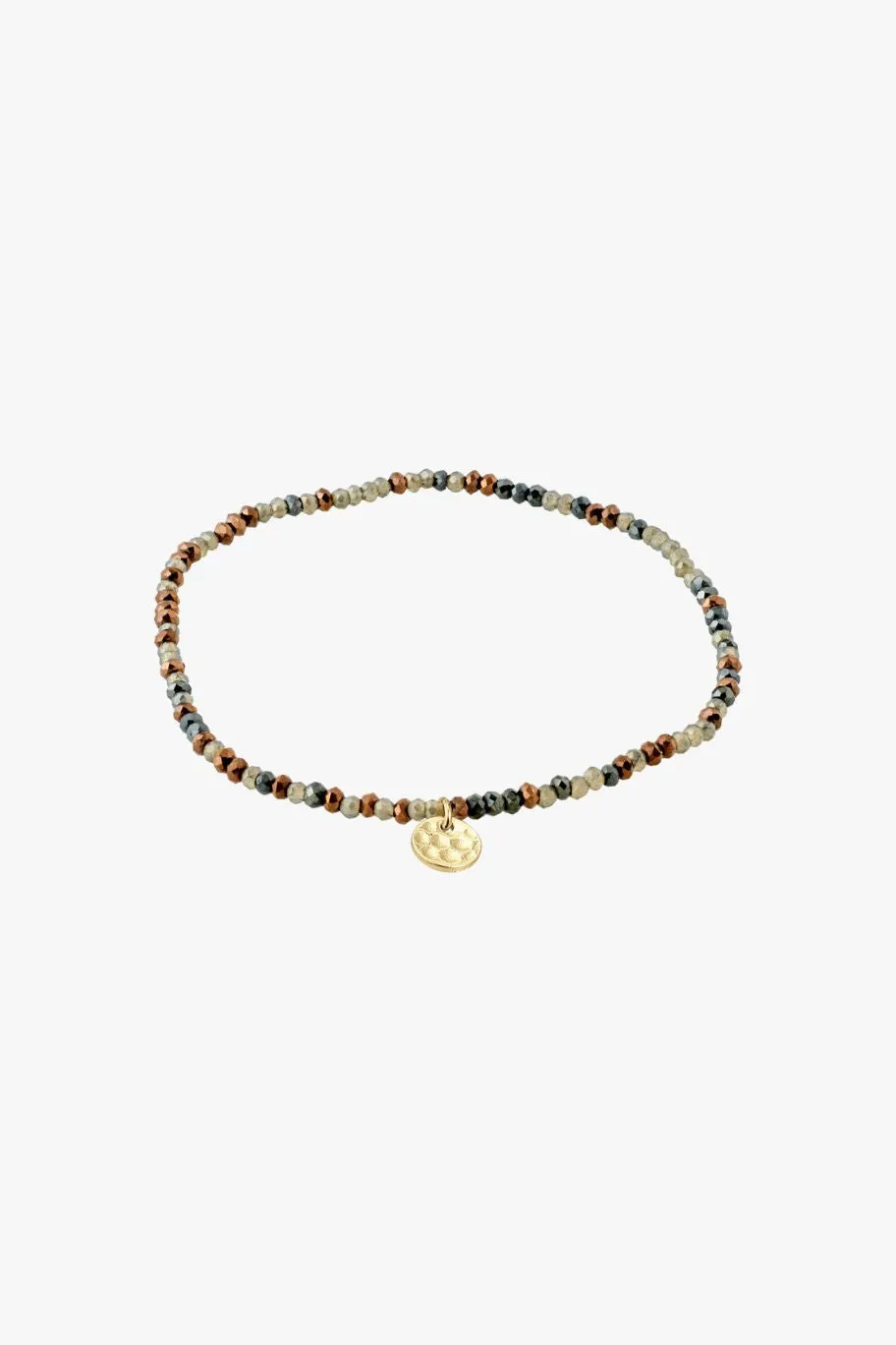 Pilgrim Indie Grey Mix Gold Plated EOL Bracelet