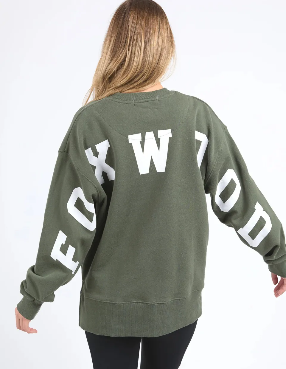 Foxwood Interval Khaki Print Crew