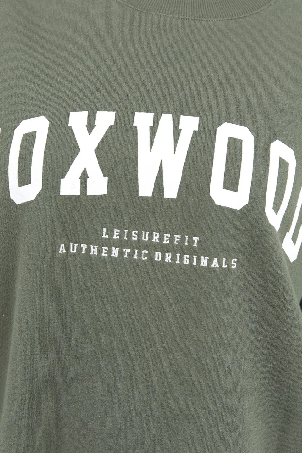 Foxwood Interval Khaki Print Crew