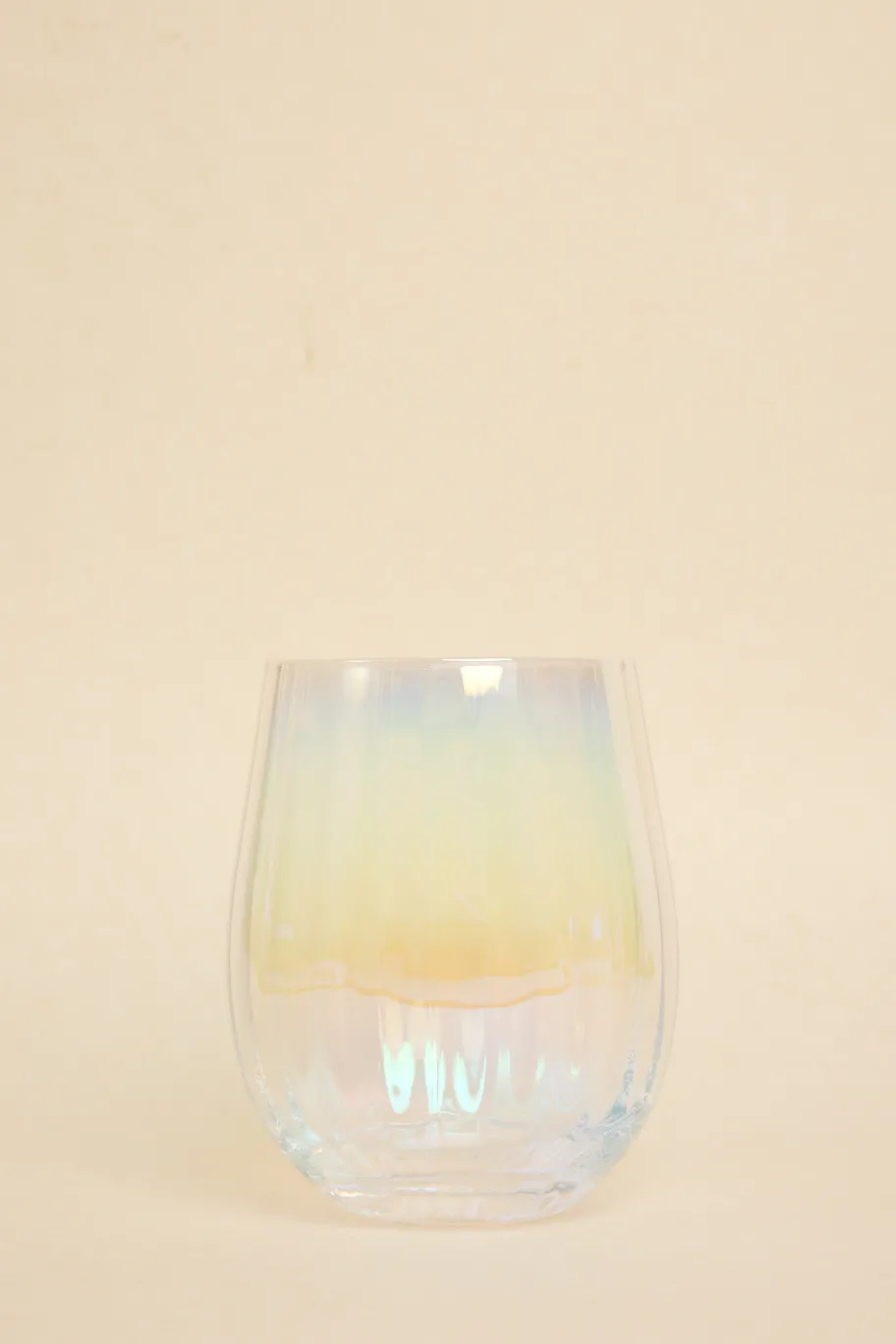Willow u0026 Mae Iridescent Ripple Stemless Glass