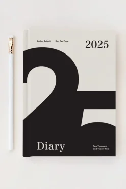 Father Rabbit Ivory Daily 2025 Diary
