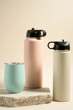 RE:UNION Label Ivory Stainless Steel 710ml Water Bottle