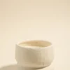 Flo's Home Ivory Textured Stone Soy Wax Candle
