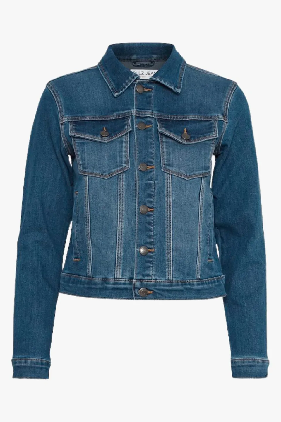 Pulz Jeans Jay Medium Blue Denim Jacket