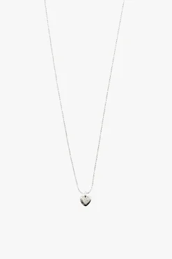 Pilgrim Jayla Heart Pendant Necklace EOL Silver Plated