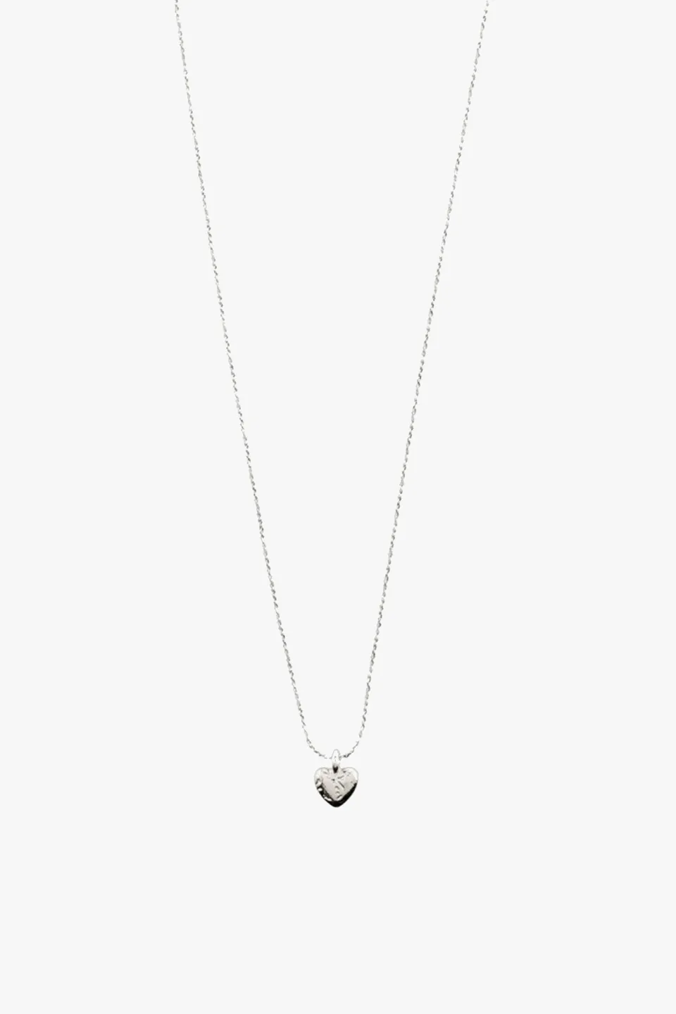 Pilgrim Jayla Heart Pendant Necklace EOL Silver Plated