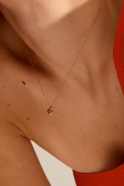 Pilgrim Jayla Heart Pendant Necklace EOL Gold Plated