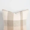 Baya Jefferson Sage Check Feather Inner 55x55cm Cushion