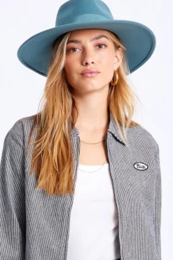 Brixton Joanna Silver Pine Felt Hat