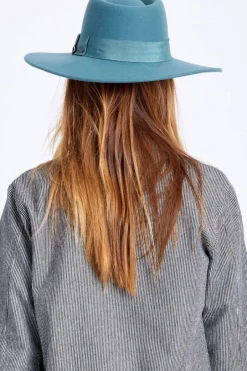 Brixton Joanna Silver Pine Felt Hat