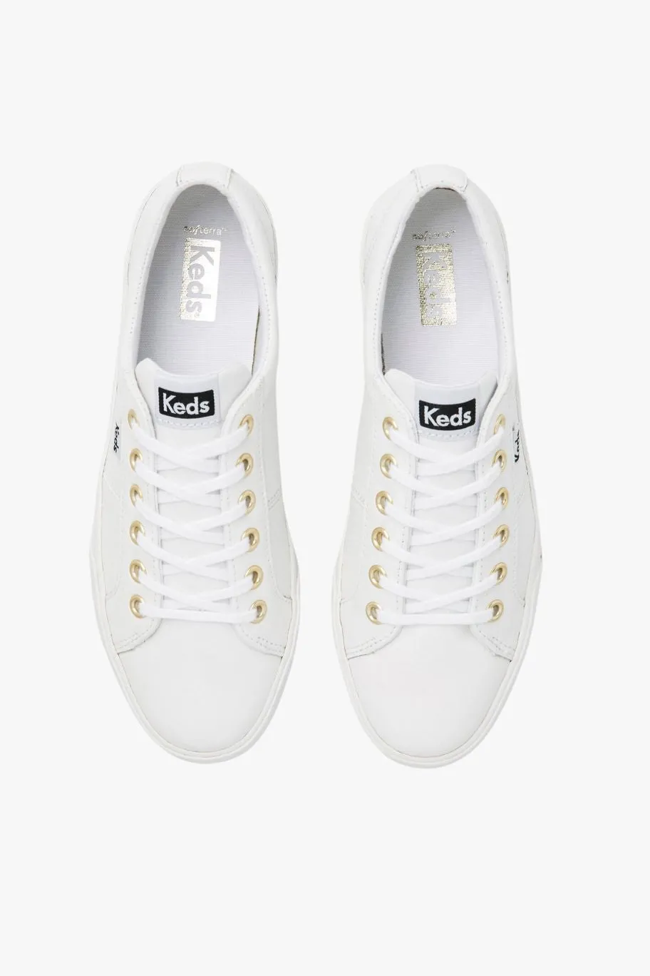 Keds Jump Kick Duo White Leather Low Sneaker