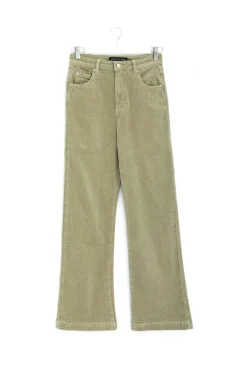 Among the Brave Karma Pumice Cord High Waist Long Wide Leg Pant